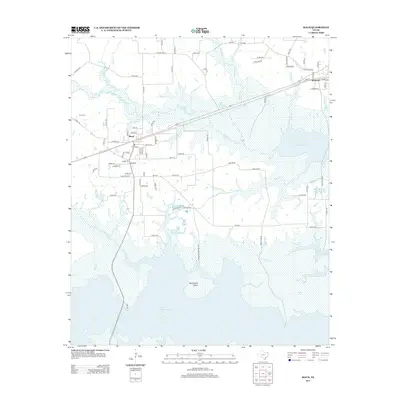 2013 Map of Maud, 2013 Print