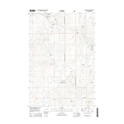 2014 Map of Maukey Gulch, 2014 Print