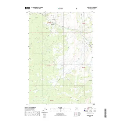 2020 Map of Maukey Gulch, 2020 Print