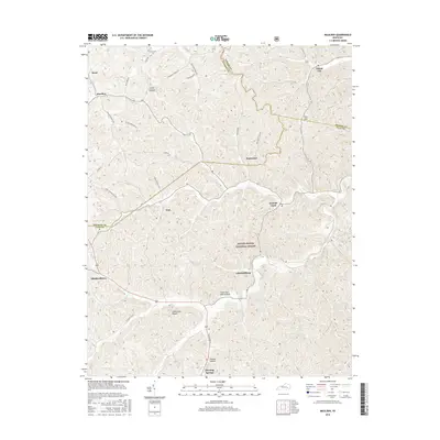 2016 Map of Maulden, 2016 Print