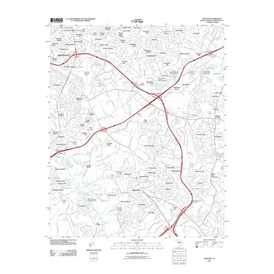 2011 Map of Mauldin, 2011 Print