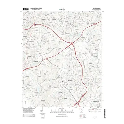 2014 Map of Mauldin, 2014 Print