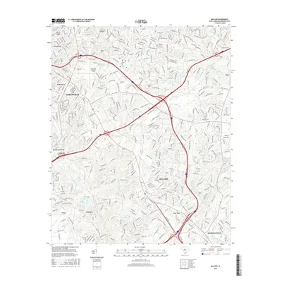 2017 Map of Mauldin, 2017 Print