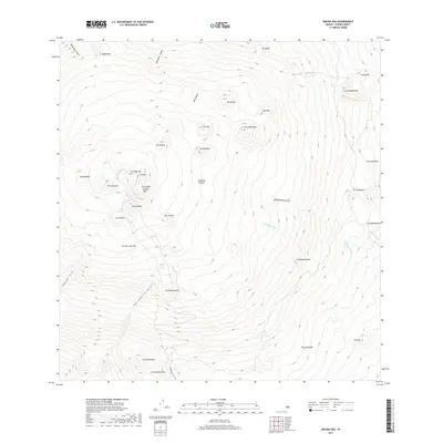 2017 Map of Mauna Kea, 2017 Print