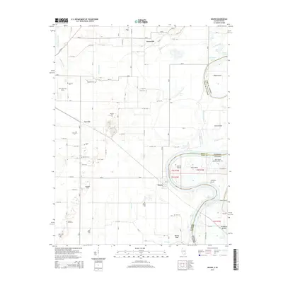 2015 Map of Maunie, 2015 Print