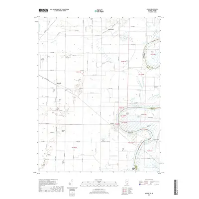 2018 Map of Maunie, 2018 Print