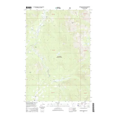 2017 Map of Maurice Mountain, 2017 Print