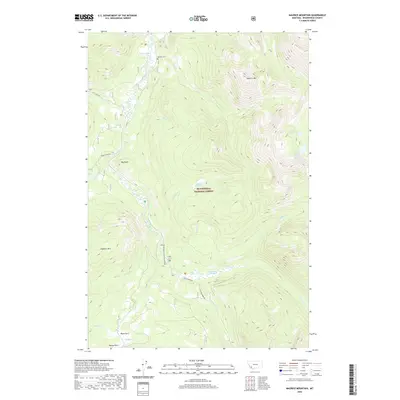 2020 Map of Maurice Mountain, 2020 Print