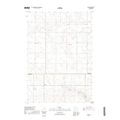 2017 Map of Maurine, 2017 Print
