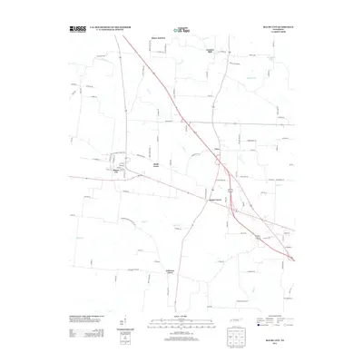 2013 Map of Maury City, 2013 Print