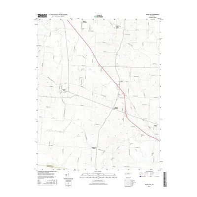 2016 Map of Maury City, 2016 Print