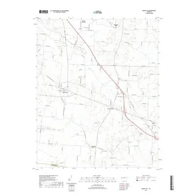 2019 Map of Maury City, 2019 Print