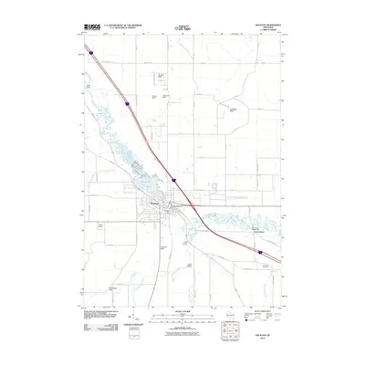 2010 Map of Mauston, 2010 Print