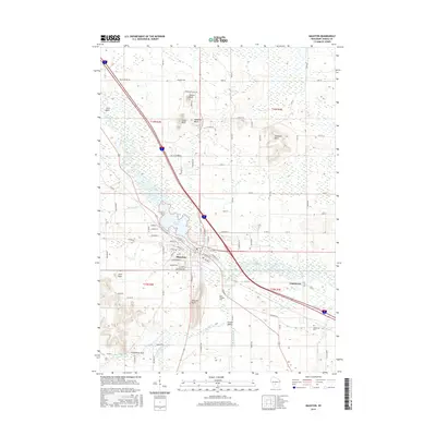 2016 Map of Mauston, 2016 Print