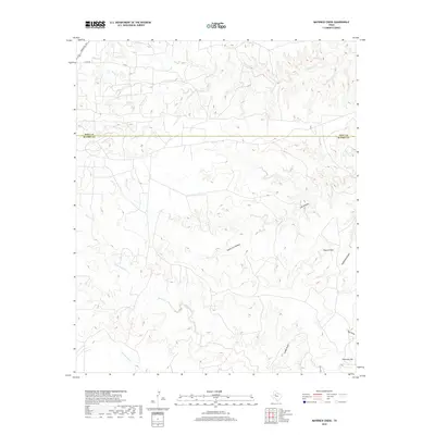 2019 Map of Maverick Creek, 2019 Print