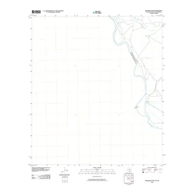 2010 Map of Maverick Dam, 2010 Print
