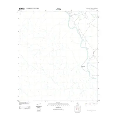 2013 Map of Maverick Dam, 2013 Print