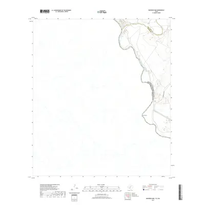 2019 Map of Maverick Dam, 2019 Print