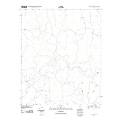2010 Map of Maverick Flat, 2010 Print