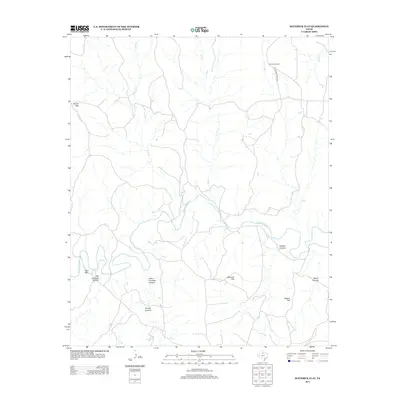 2012 Map of Maverick Flat, 2012 Print