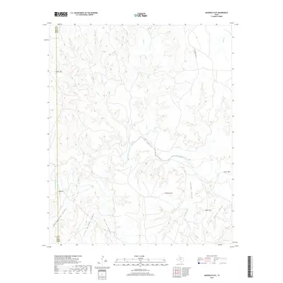 2019 Map of Maverick Flat, 2019 Print
