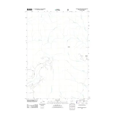 2011 Map of Maverick Mountain, 2011 Print