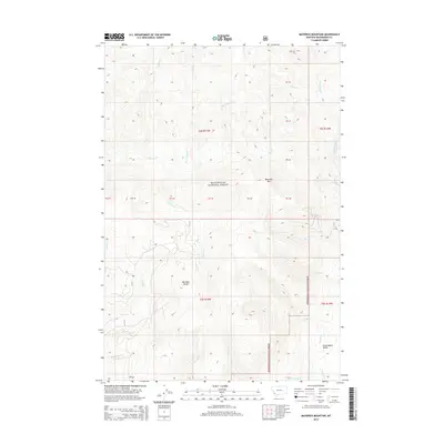 2014 Map of Maverick Mountain, 2014 Print