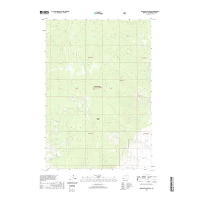2020 Map of Maverick Mountain, 2020 Print