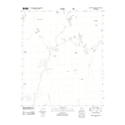 2011 Map of Maverick Mountain, 2011 Print