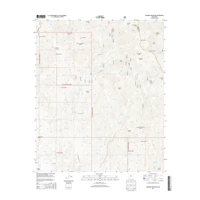 2013 Map of Maverick Mountain, 2013 Print