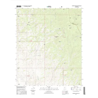 2017 Map of Maverick Mountain, 2017 Print
