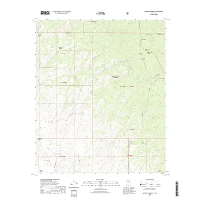 2020 Map of Maverick Mountain, 2020 Print
