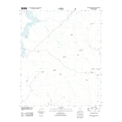 2011 Map of Maverick Mountain, 2011 Print