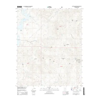 2014 Map of Maverick Mountain, 2014 Print