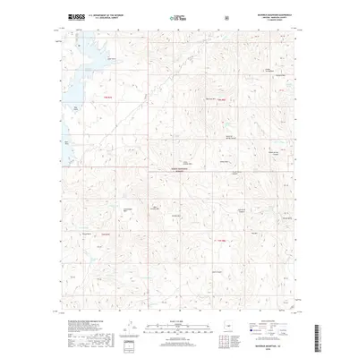 2018 Map of Maverick Mountain, 2018 Print