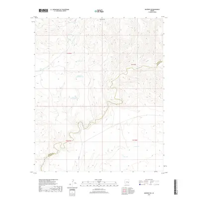 2018 Map of Maverick SW, 2018 Print