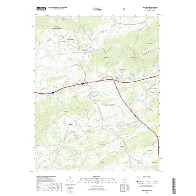 2019 Map of Max Meadows, 2019 Print