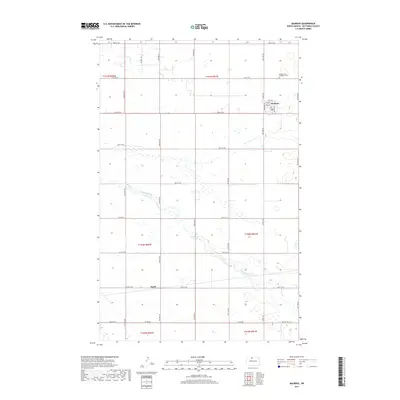 2017 Map of Maxbass, 2017 Print
