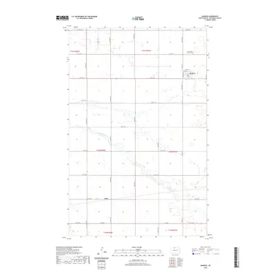 2020 Map of Maxbass, 2020 Print