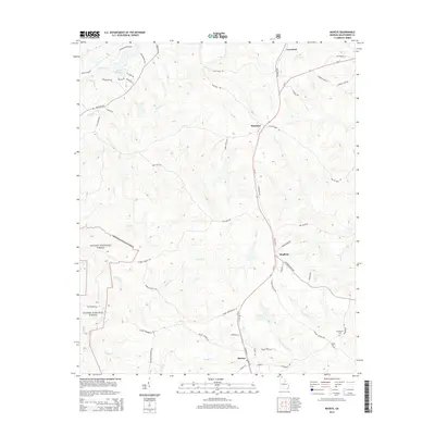 2014 Map of Maxeys, 2014 Print