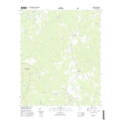2017 Map of Maxeys, 2017 Print
