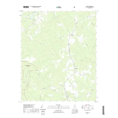 2020 Map of Maxeys, 2020 Print