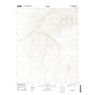 2013 Map of Maxson Crater, 2013 Print