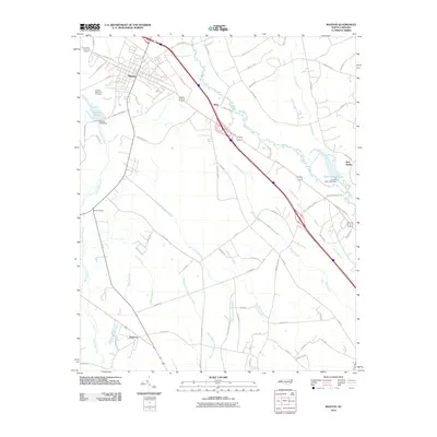 2010 Map of Maxton, 2010 Print