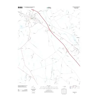 2013 Map of Maxton, 2013 Print