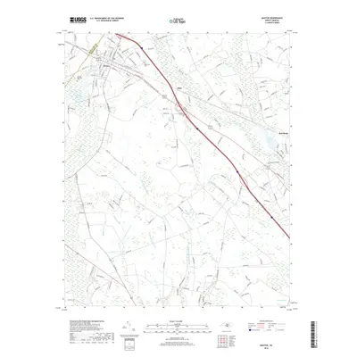 2019 Map of Maxton, 2019 Print