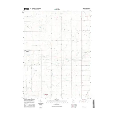 2016 Map of Maxville, 2016 Print