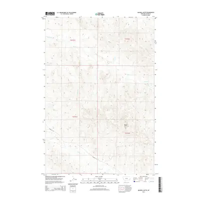 2014 Map of Maxwell Butte, 2014 Print