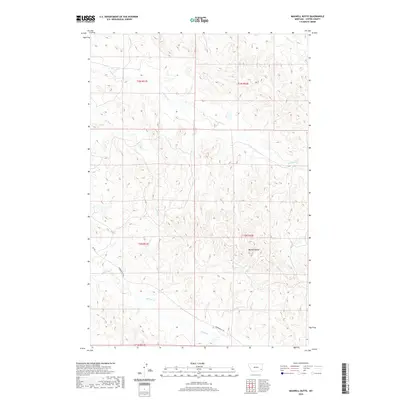 2020 Map of Maxwell Butte, 2020 Print