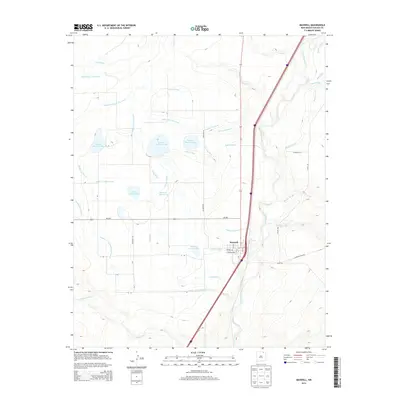 2013 Map of Maxwell, 2013 Print